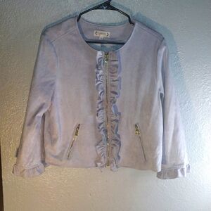 NWOT Annette Lepore Lilac 3/4 Sleeves Spring Jacket 12